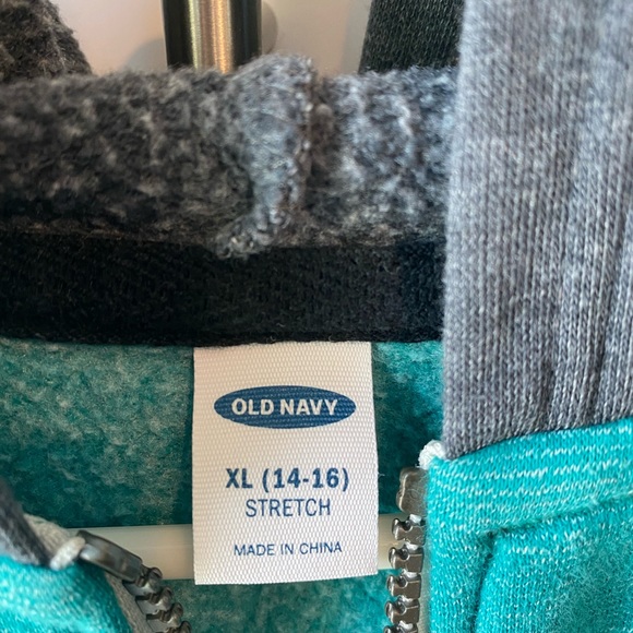Old Navy Youth XL Zip Up Hoodie - Picture 3 of 3